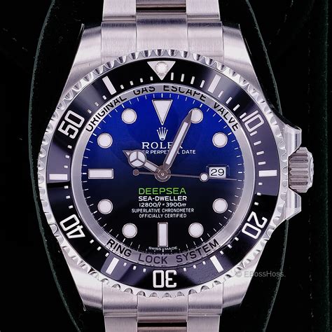 rolex blue sea price|rolex deepsea blue.